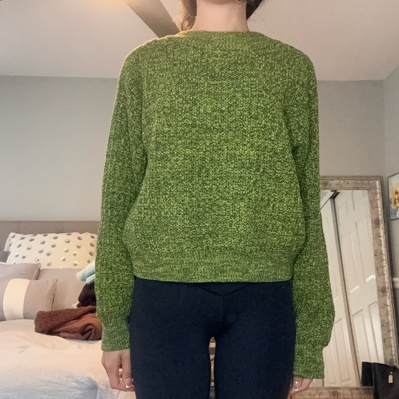 Universal Thread Green Knit Sweater - Size Extra Small (XS) - Picture 4 of 9